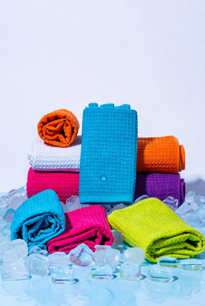 Serviette Rafraîchissante en Microfibre – Effet Fraîcheur Instantané