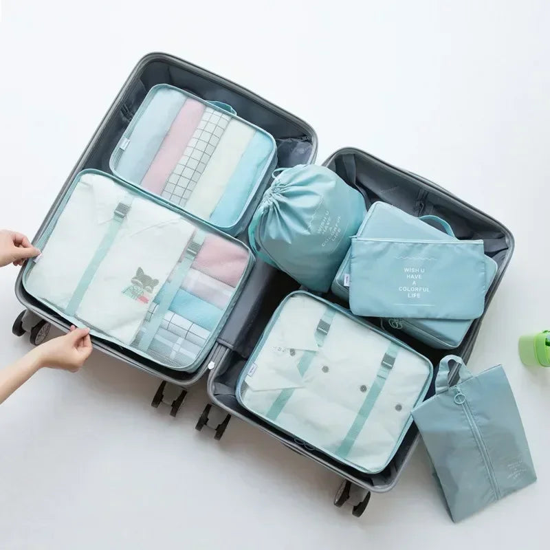 Organisateur de Valise 7 Pièces | Voyage Sans Désordre