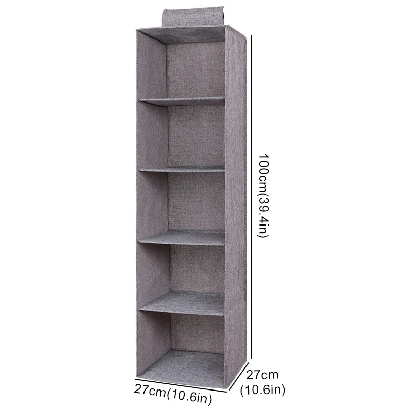 Organiseur de Placard Suspendu Pliable – Rangement Dressing Gain de Place