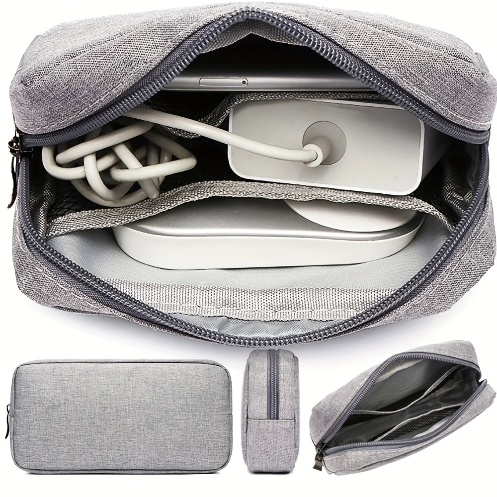 Pochette de Rangement Électronique – Câbles, Chargeurs & Accessoires