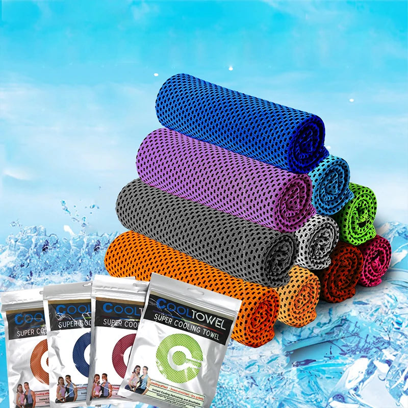 Serviette Rafraîchissante en Microfibre – Effet Fraîcheur Instantané