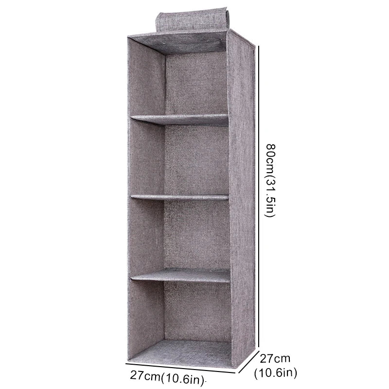Organiseur de Placard Suspendu Pliable – Rangement Dressing Gain de Place