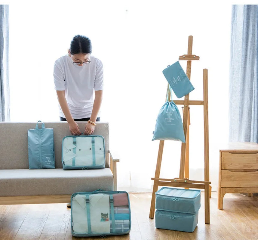 Organisateur de Valise 7 Pièces | Voyage Sans Désordre
