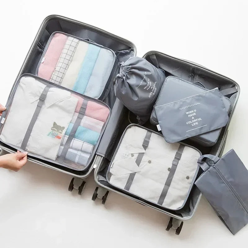 Organisateur de Valise 7 Pièces | Voyage Sans Désordre