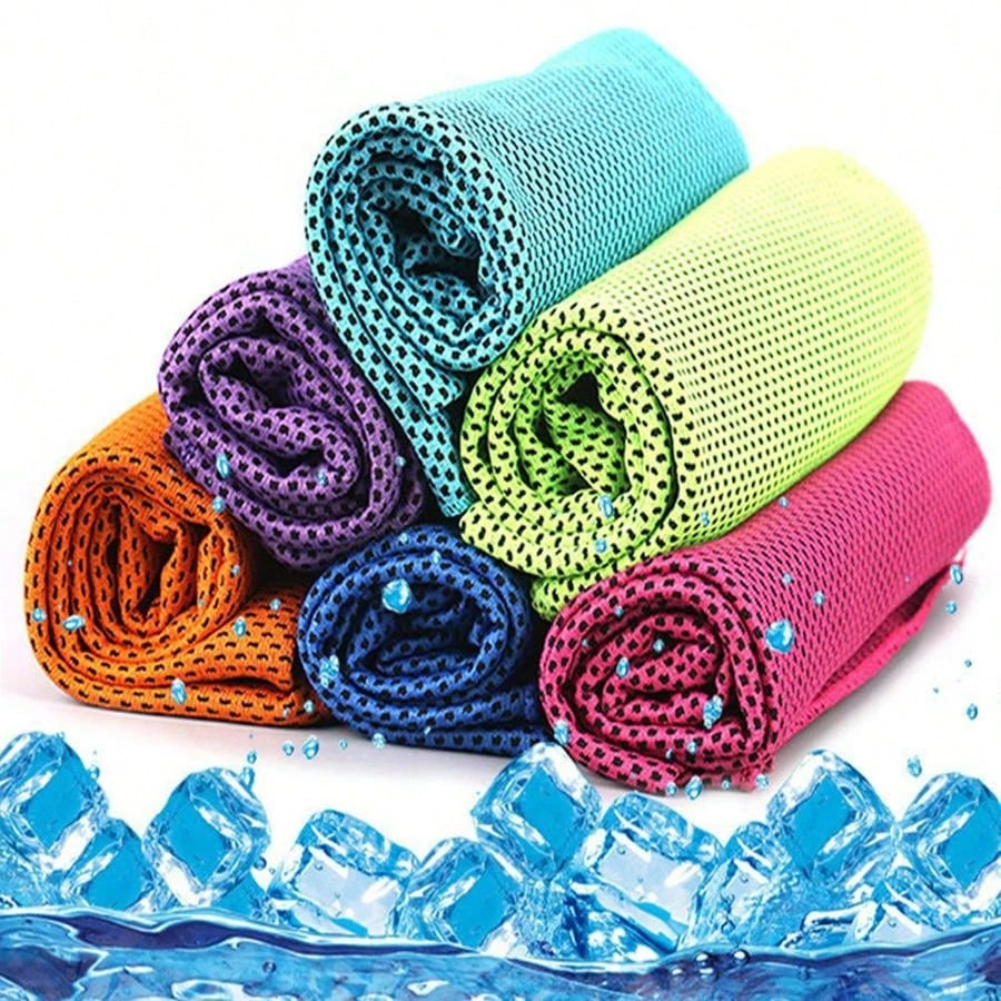 Serviette Rafraîchissante en Microfibre – Effet Fraîcheur Instantané