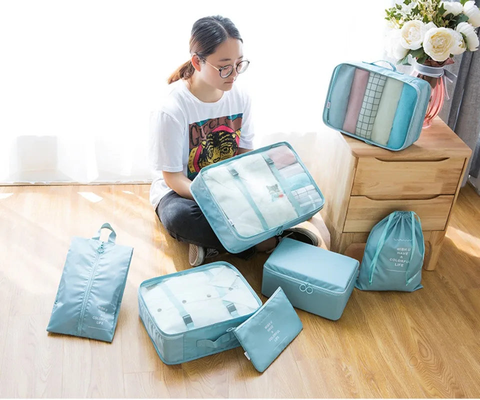 Organisateur de Valise 7 Pièces | Voyage Sans Désordre