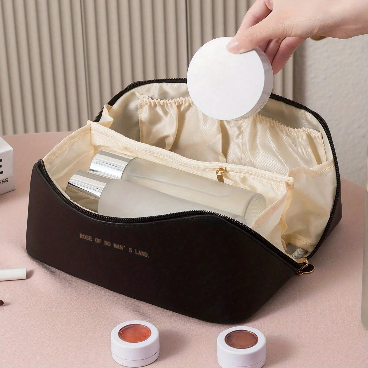 Vanity Case de Voyage – Trousse de Maquillage Premium et Élégante