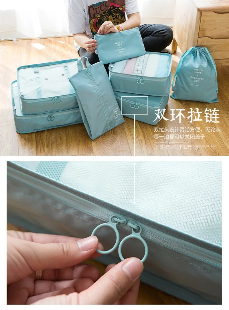 Organisateur de Valise 7 Pièces | Voyage Sans Désordre