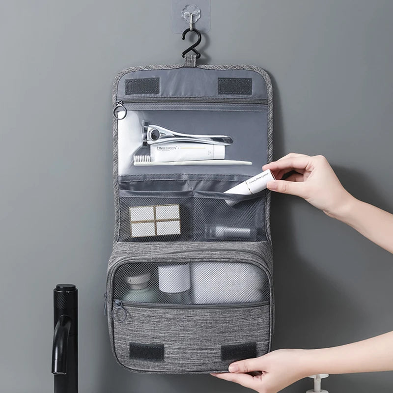Trousse de Toilette Suspendue Multifonction Étanche | OrganivaLiving